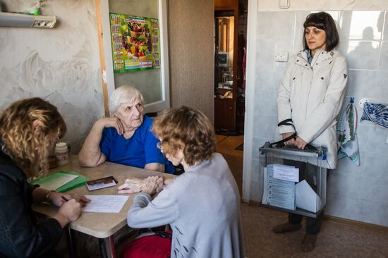 General election day in Russia