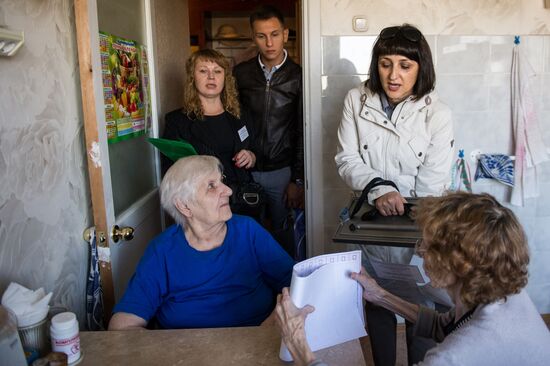 General election day in Russia