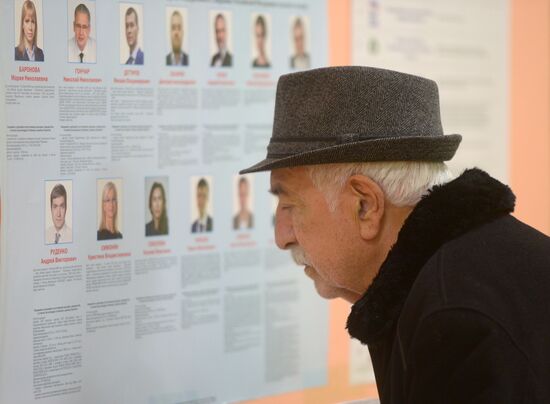 General election day in Moscow