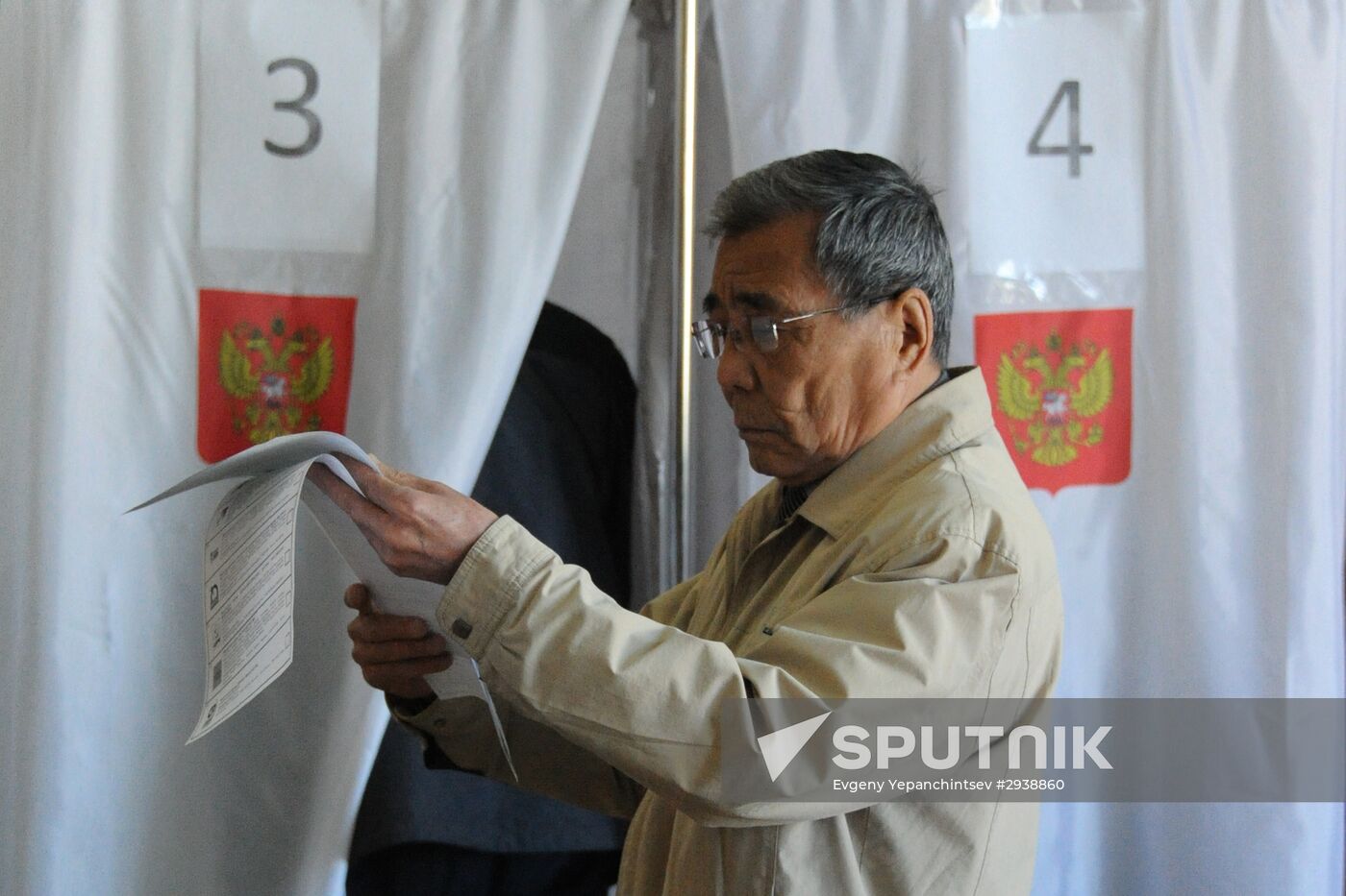 General election day in Russia