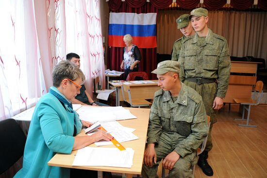 General election day in Russia
