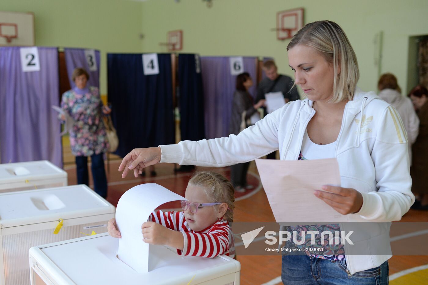 General election day in Russia