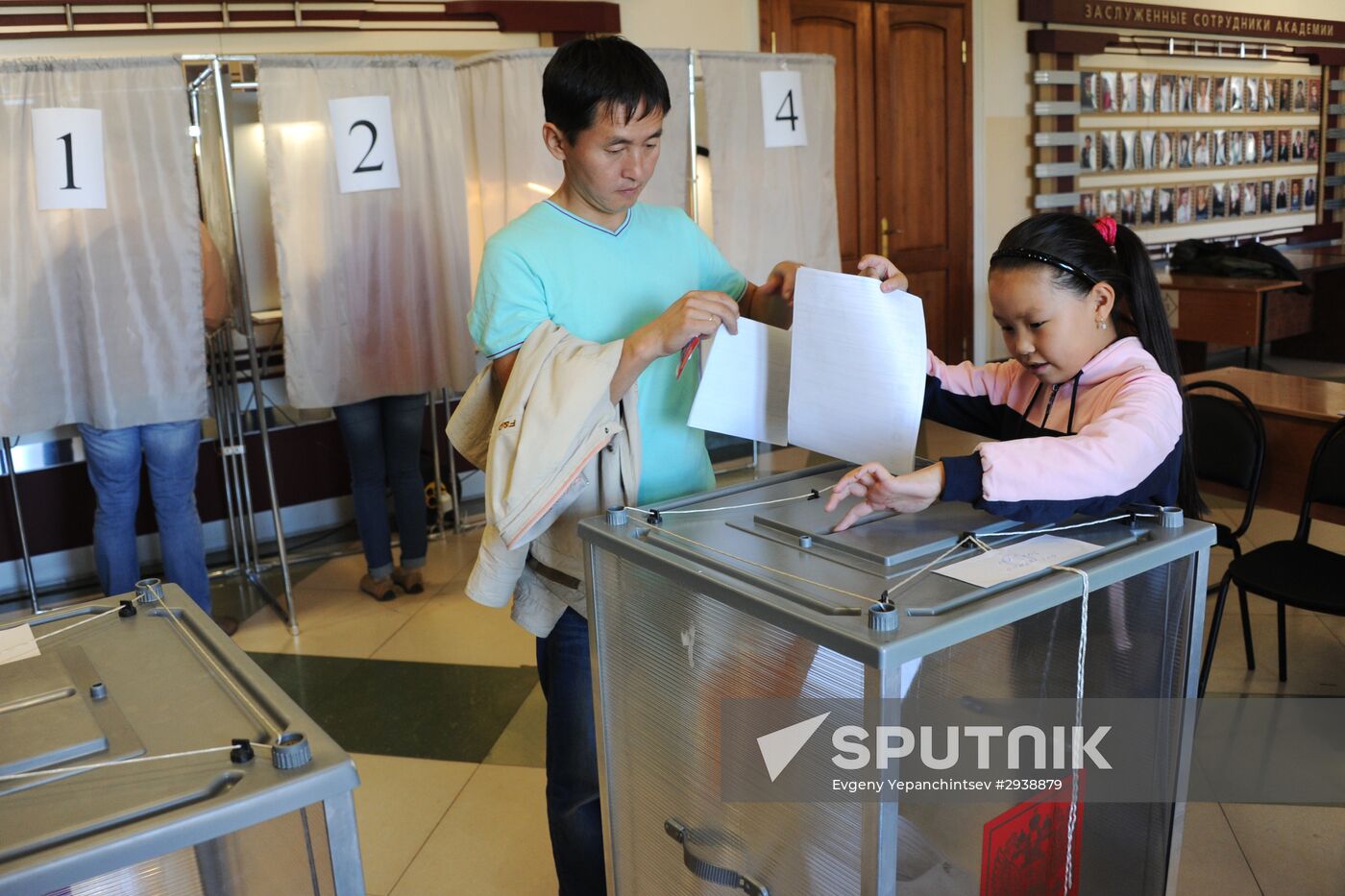 General election day in Russia