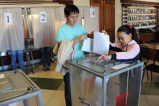 General election day in Russia