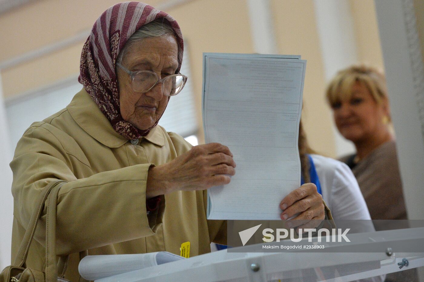 General election day in Russia