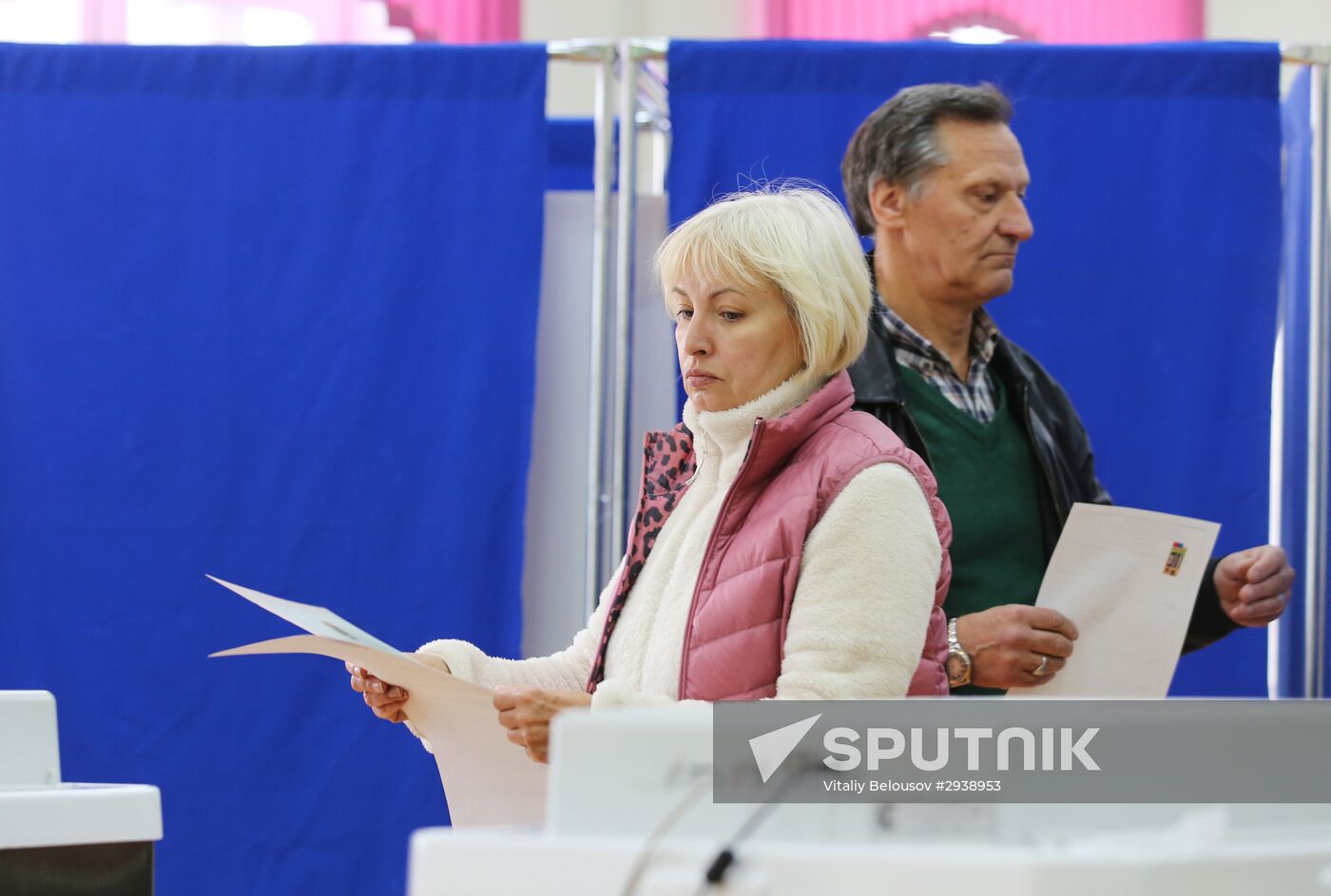 General election day in Moscow