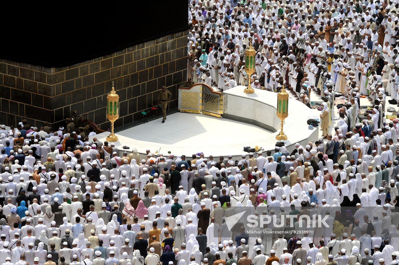 Pilgrims in Mecca