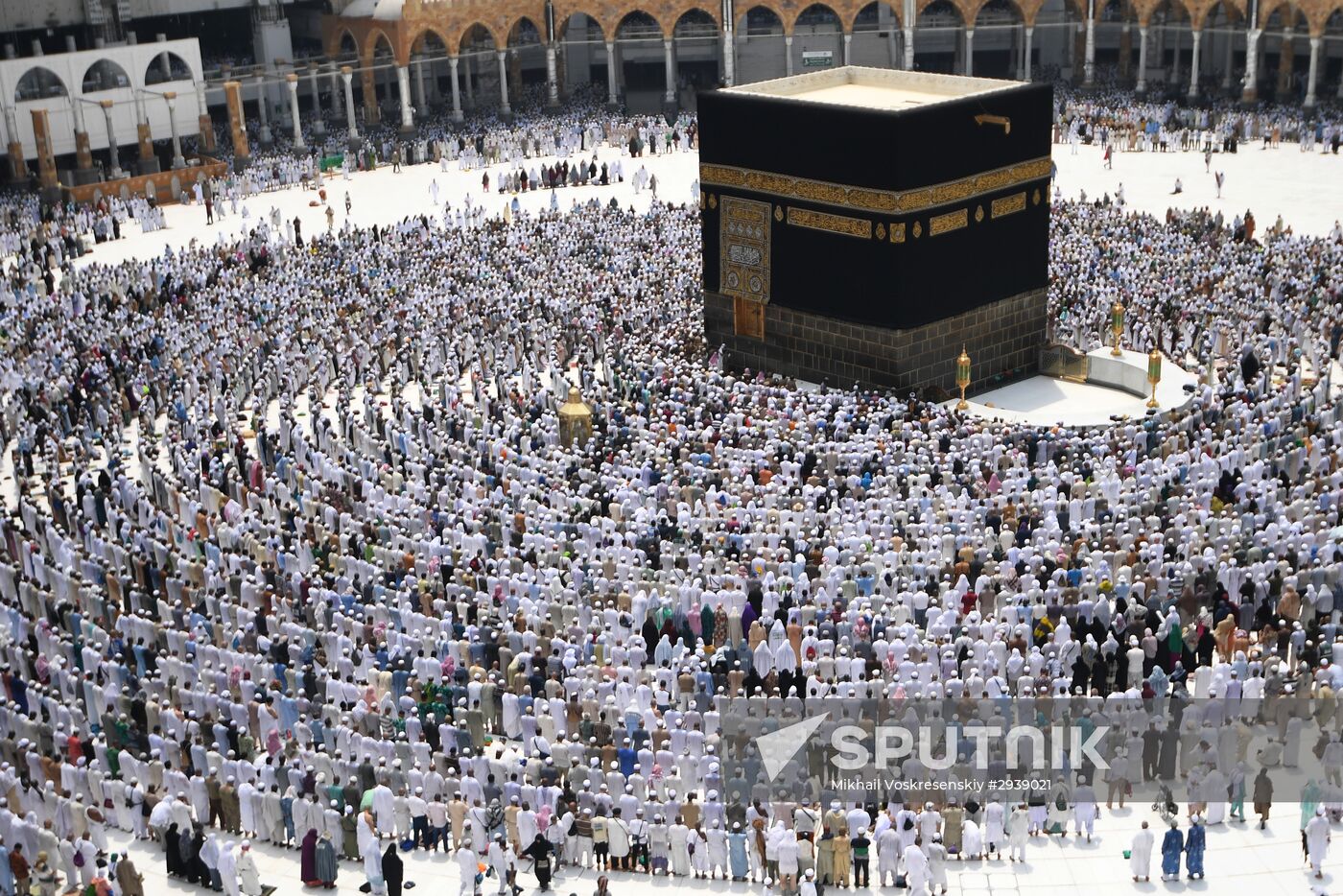 Pilgrims in Mecca