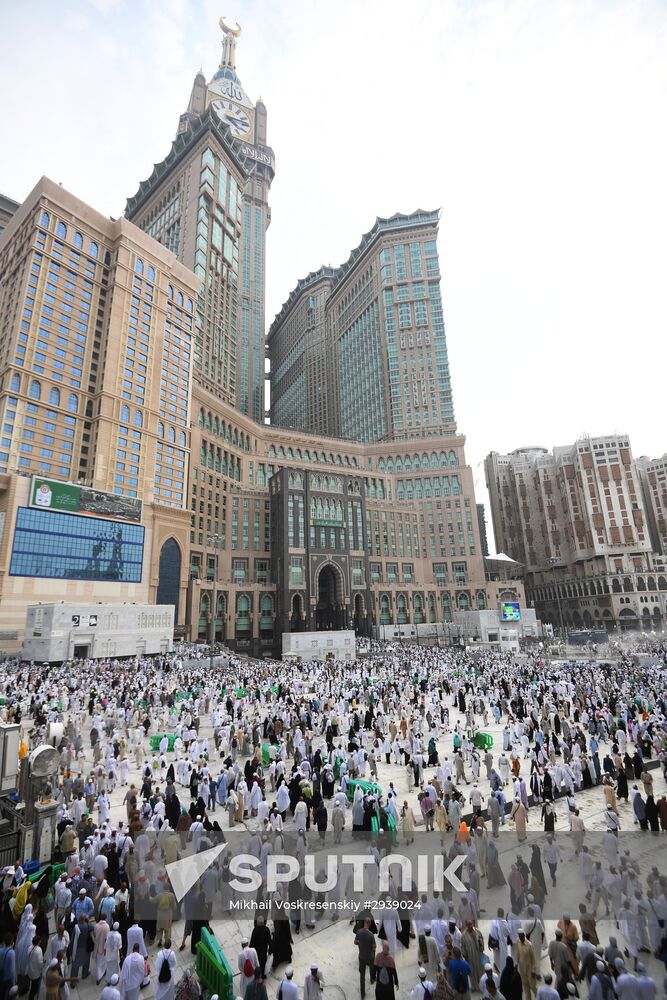 Pilgrims in Mecca