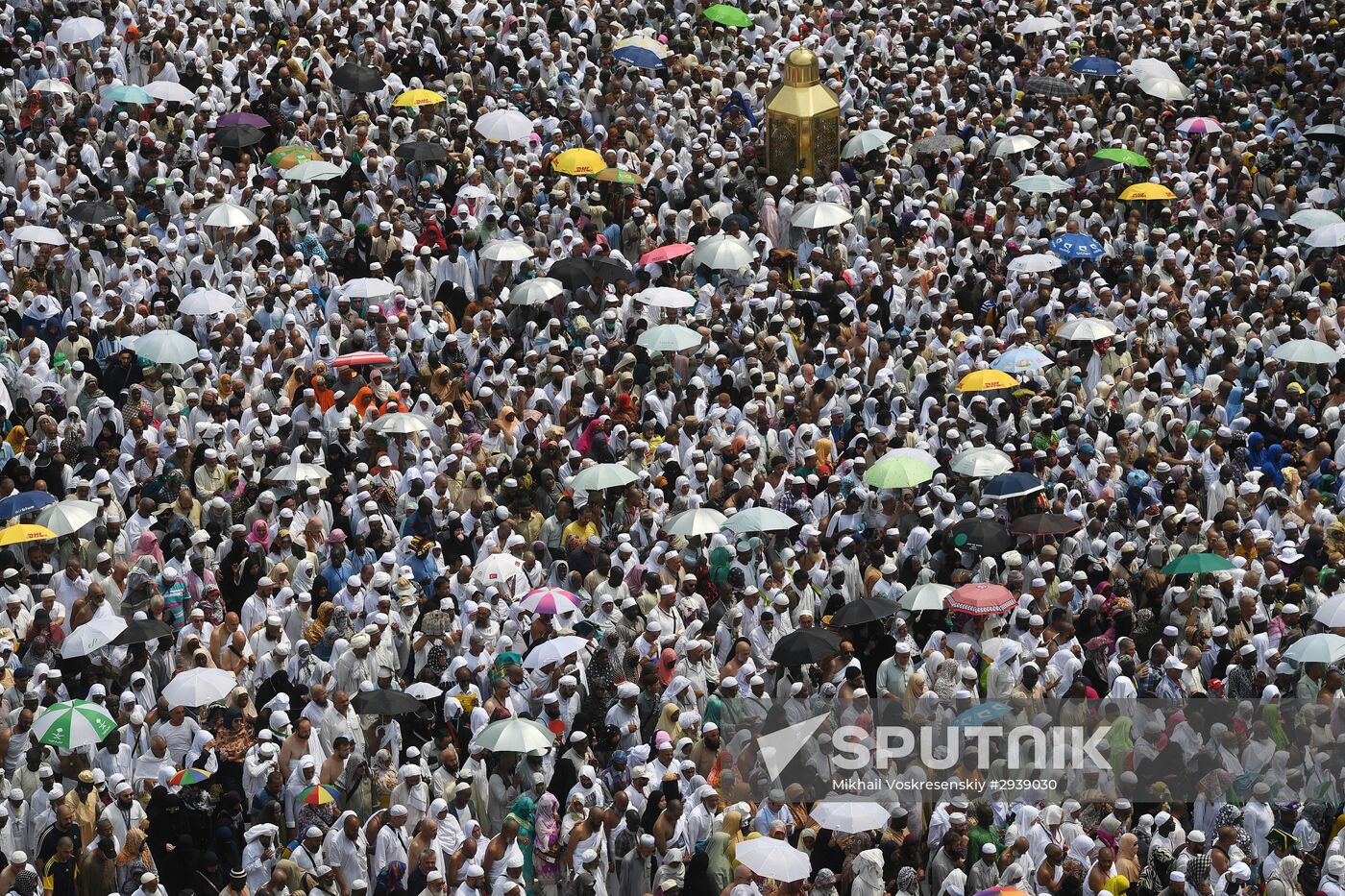 Pilgrims in Mecca