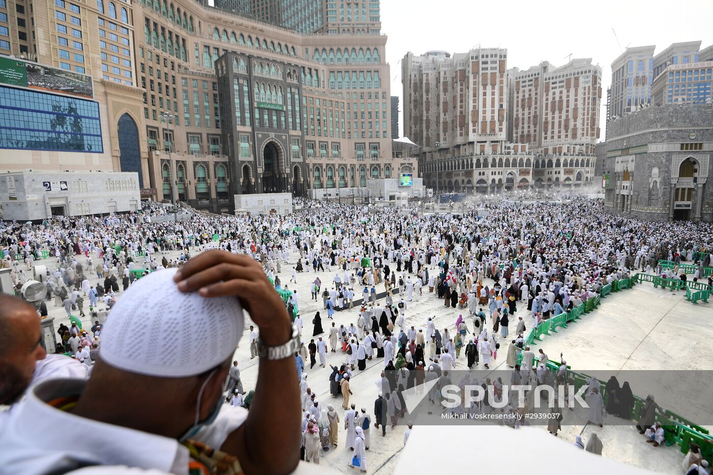 Pilgrims in Mecca