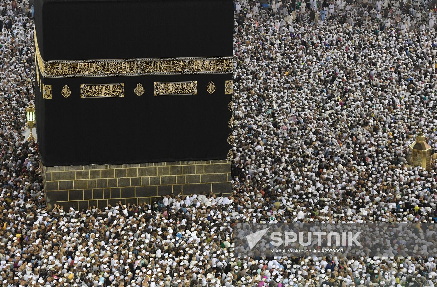 Pilgrims in Mecca