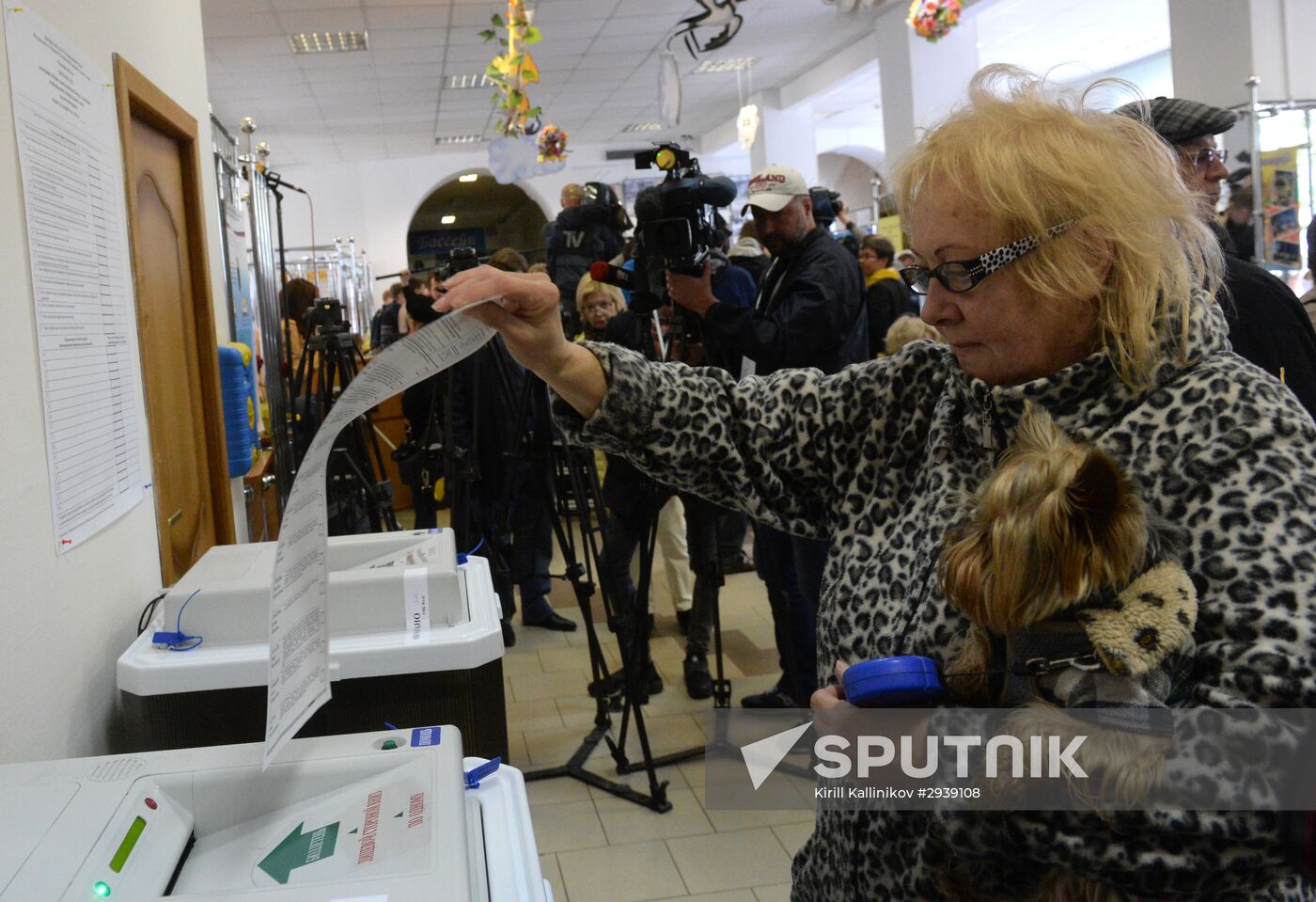 General election day in Moscow