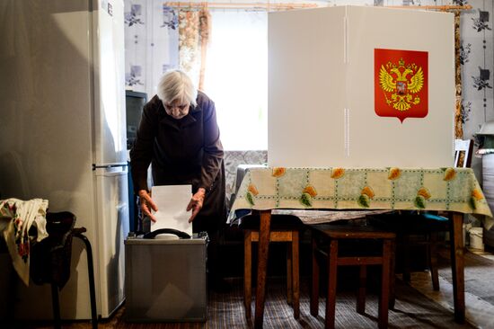 General election day in Russia
