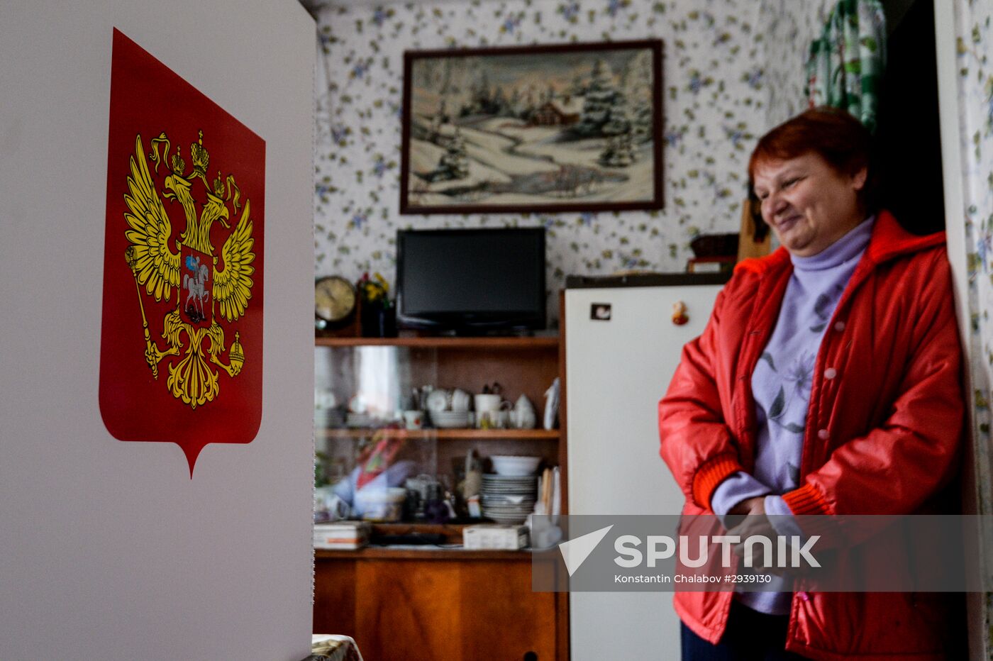 General election day in Russia