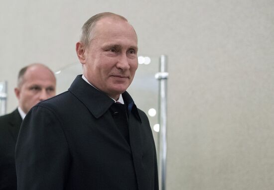 Vladimir Putin casts his vote on Unified Election Day