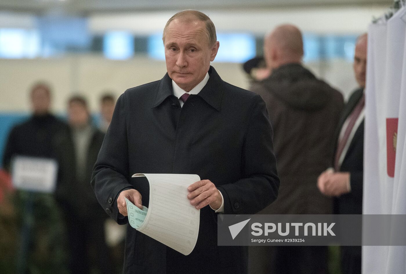 Vladimir Putin casts his vote on Unified Election Day