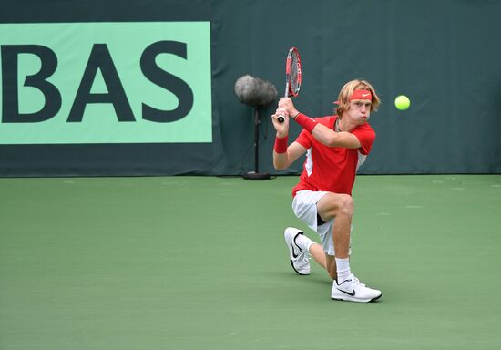 Tennis. Davis Cup. Russia vs. Kazakhstan