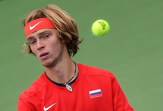 Tennis. Davis Cup. Russia vs. Kazakhstan