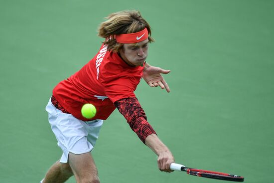 Tennis. Davis Cup. Russia vs. Kazakhstan