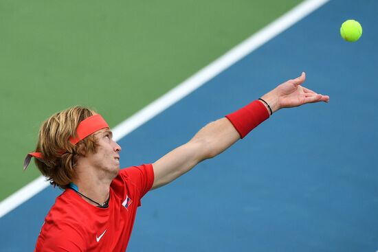 Tennis. Davis Cup. Russia vs. Kazakhstan