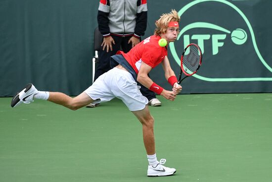 Tennis. Davis Cup. Russia vs. Kazakhstan