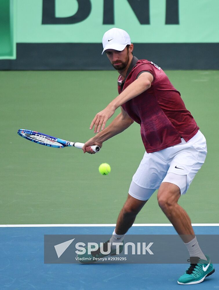 Tennis. Davis Cup. Russia vs. Kazakhstan