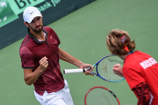 Tennis. Davis Cup. Russia vs. Kazakhstan