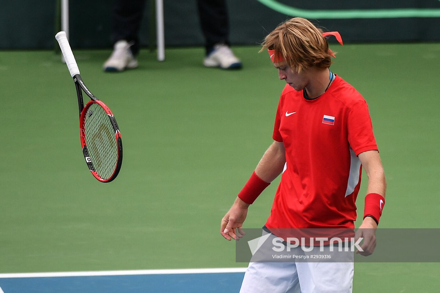 Tennis. Davis Cup. Russia vs. Kazakhstan