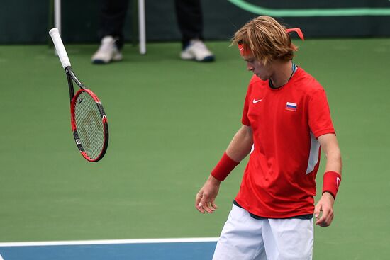 Tennis. Davis Cup. Russia vs. Kazakhstan