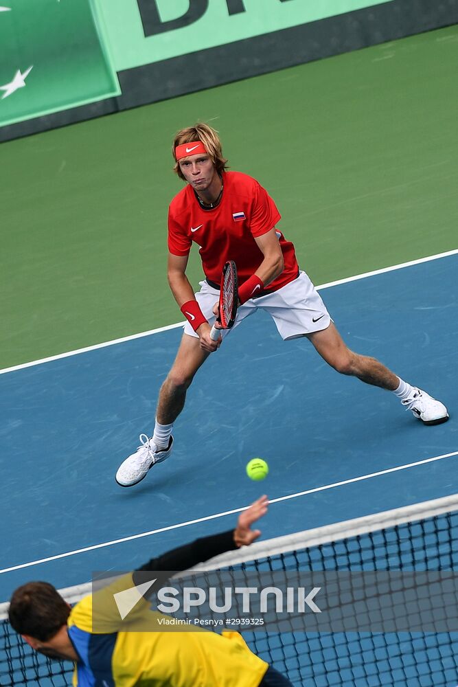 Tennis. Davis Cup. Russia vs. Kazakhstan