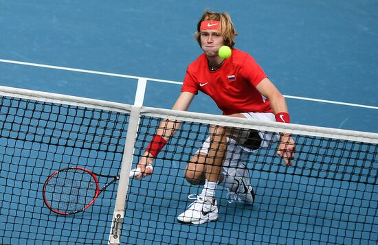 Tennis. Davis Cup. Russia vs. Kazakhstan