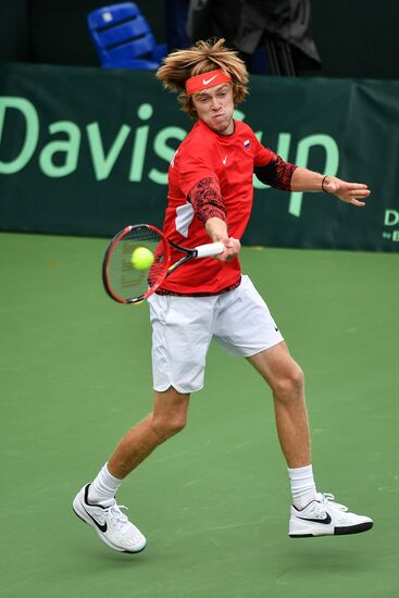 Tennis. Davis Cup. Russia vs. Kazakhstan