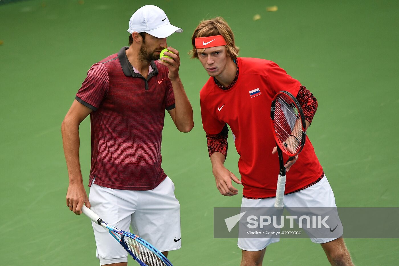 Tennis. Davis Cup. Russia vs. Kazakhstan