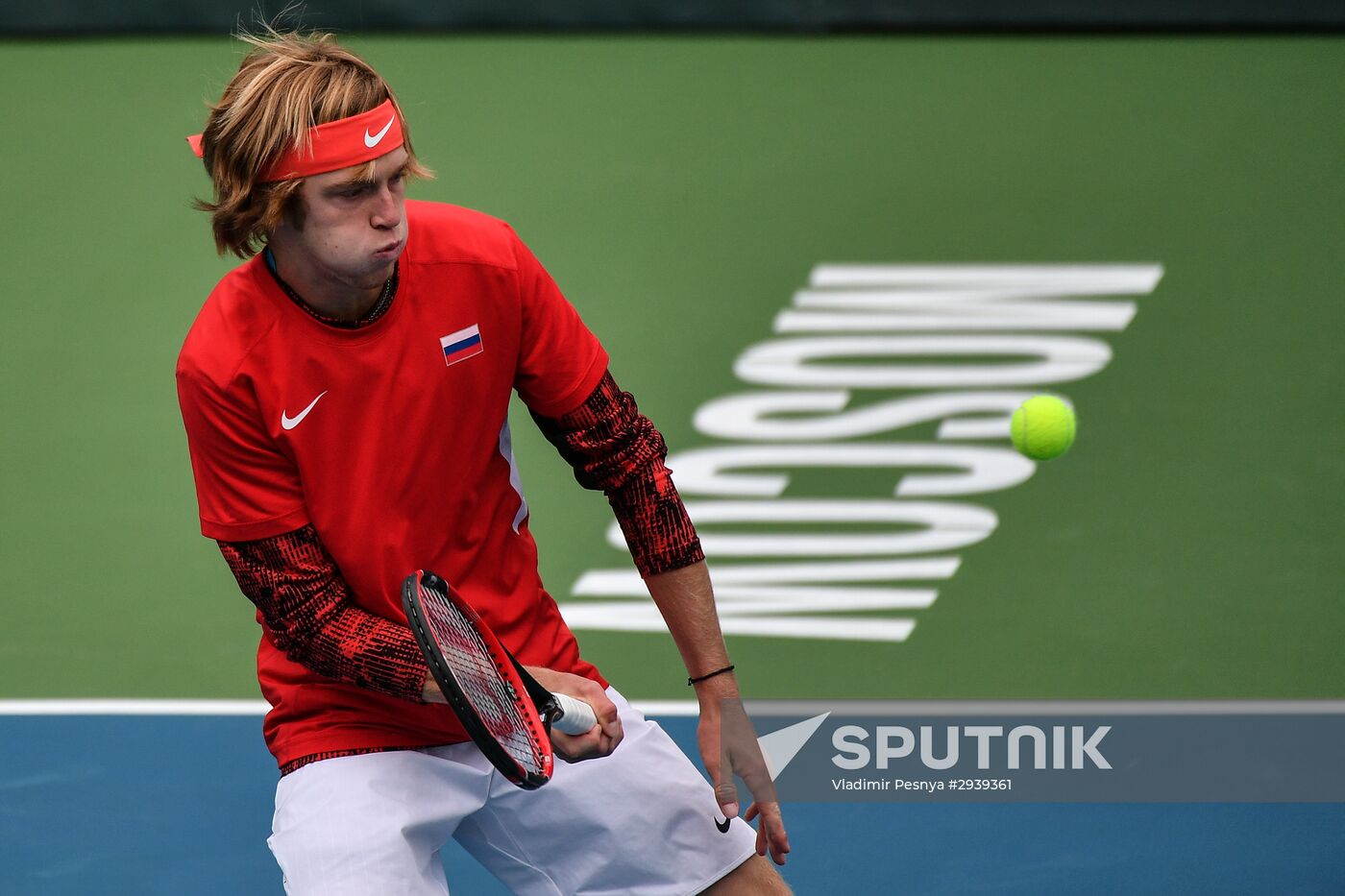 Tennis. Davis Cup. Russia vs. Kazakhstan