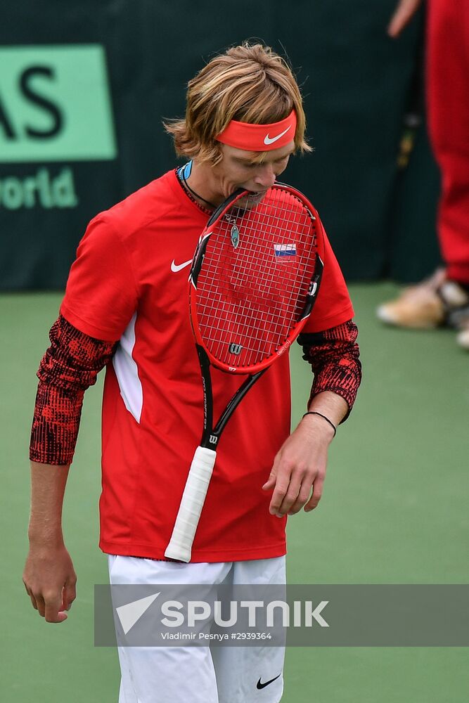 Tennis. Davis Cup. Russia vs. Kazakhstan