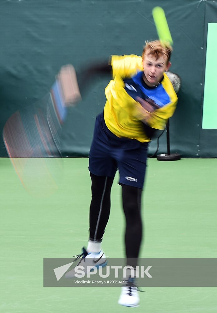 Tennis. Davis Cup. Russia vs. Kazakhstan