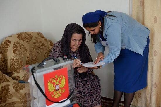 General election day in Russia