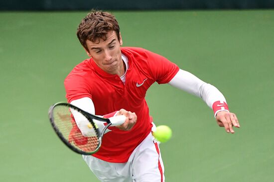 Tennis. Davis Cup. Russia vs. Kazakhstan