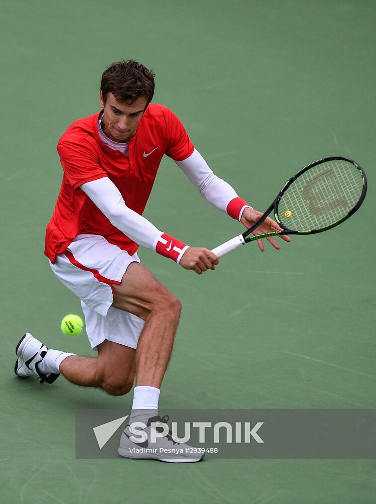 Tennis. Davis Cup. Russia vs. Kazakhstan