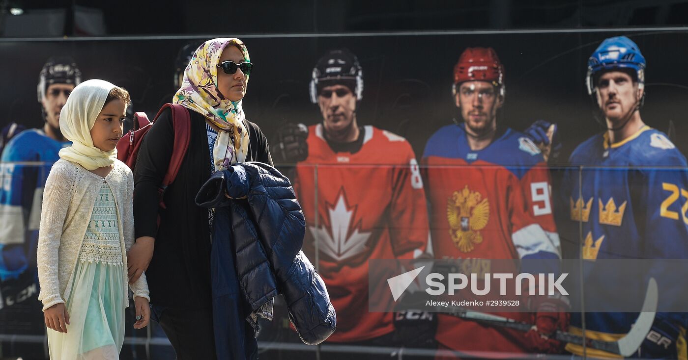 2016 World Cup of Hockey. Sweden vs. Russia