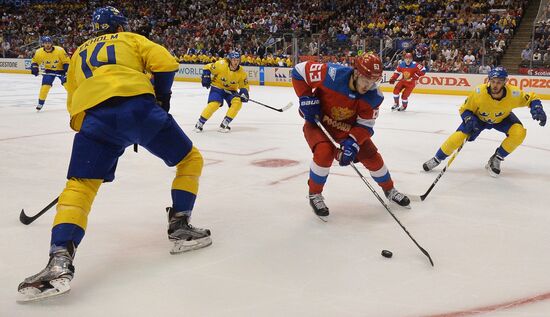 2016 World Cup of Hockey. Sweden vs. Russia