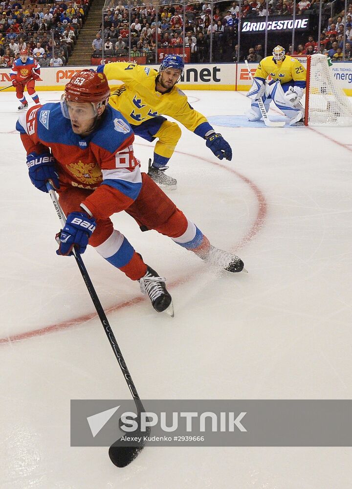 2016 World Cup of Hockey. Sweden vs. Russia