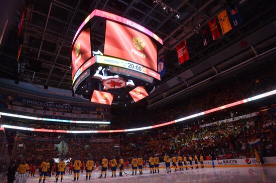 2016 World Cup of Hockey. Sweden vs. Russia