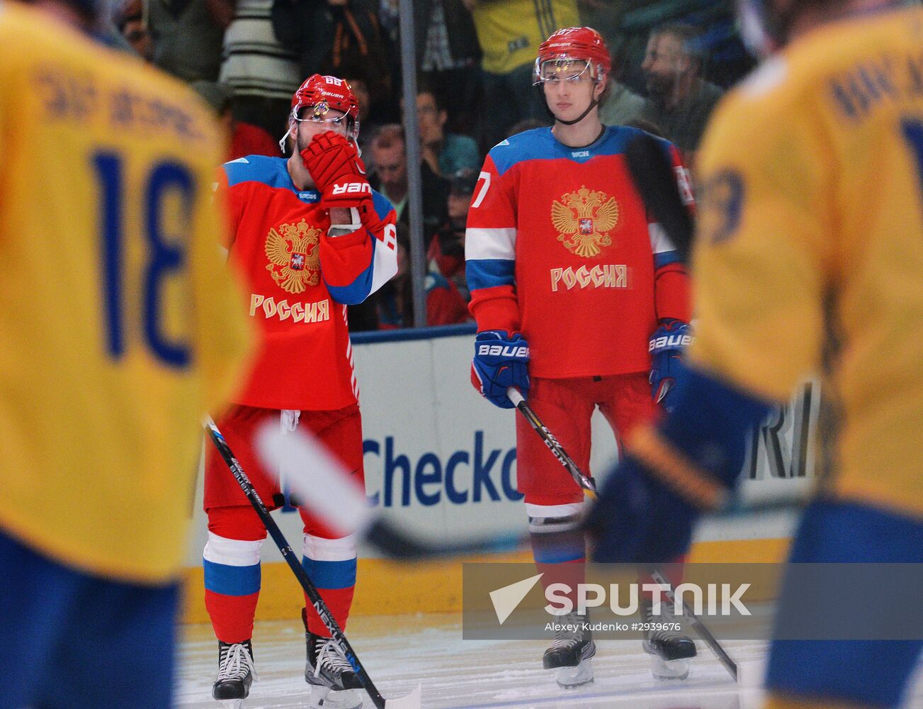 2016 World Cup of Hockey. Sweden vs. Russia