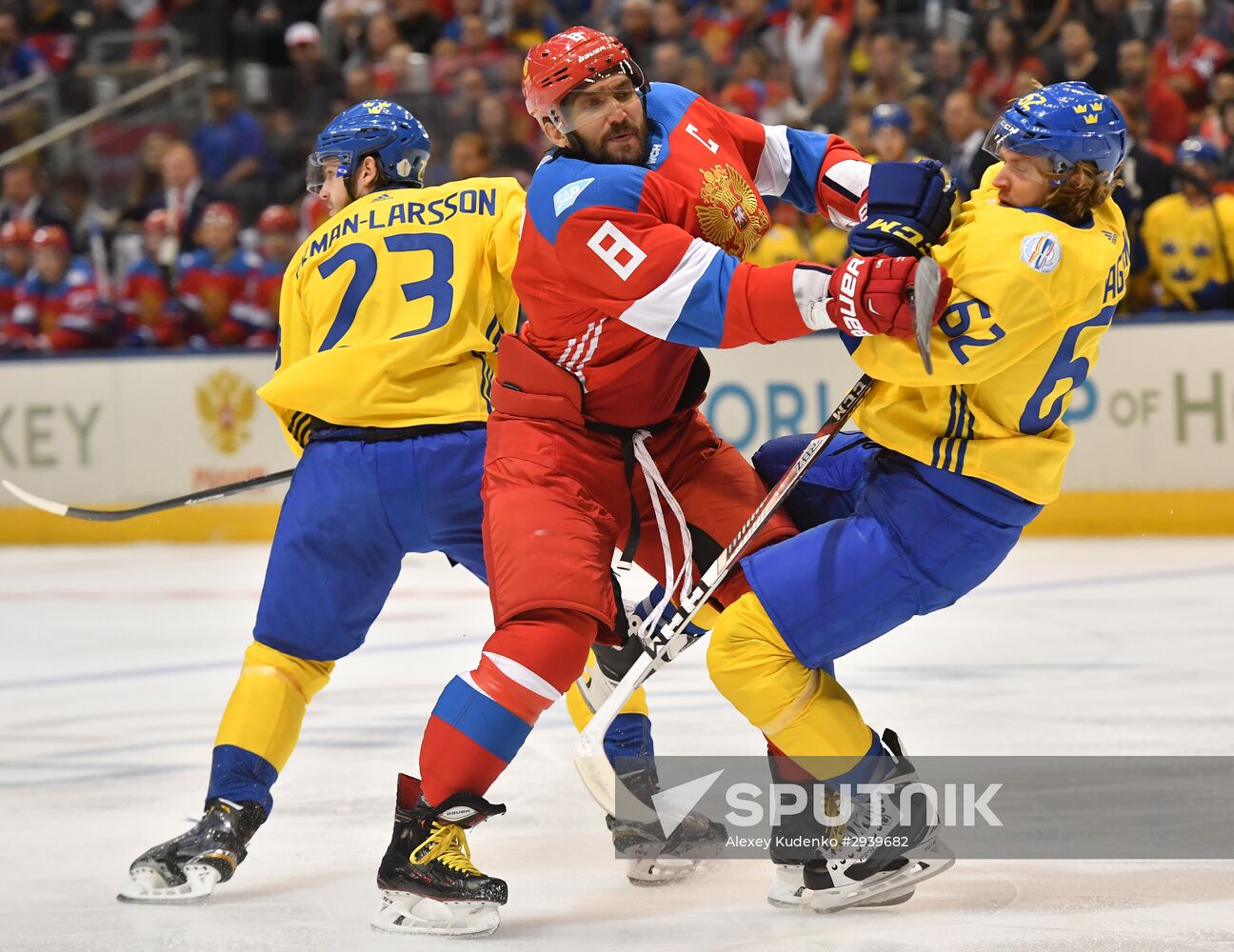 2016 World Cup of Hockey. Sweden vs. Russia