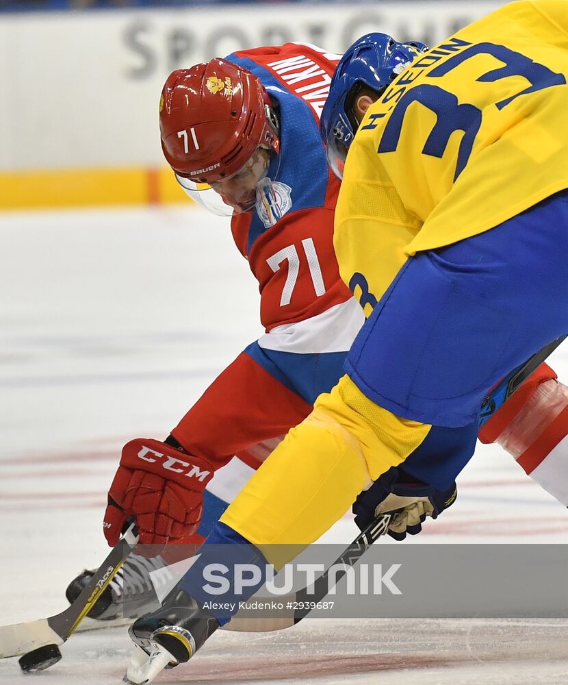 2016 World Cup of Hockey. Sweden vs. Russia