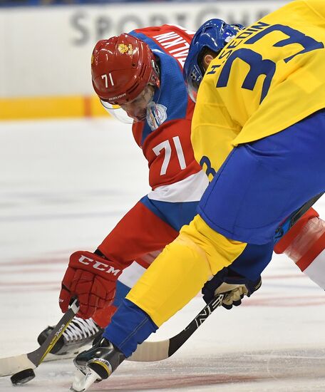 2016 World Cup of Hockey. Sweden vs. Russia