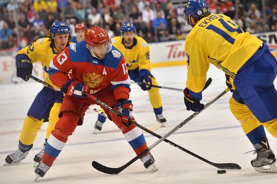 2016 World Cup of Hockey. Sweden vs. Russia