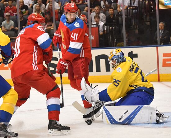 2016 World Cup of Hockey. Sweden vs. Russia